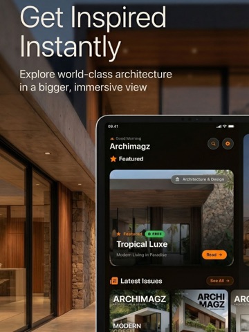 ArchiMagz Design Magazine iPad screenshot