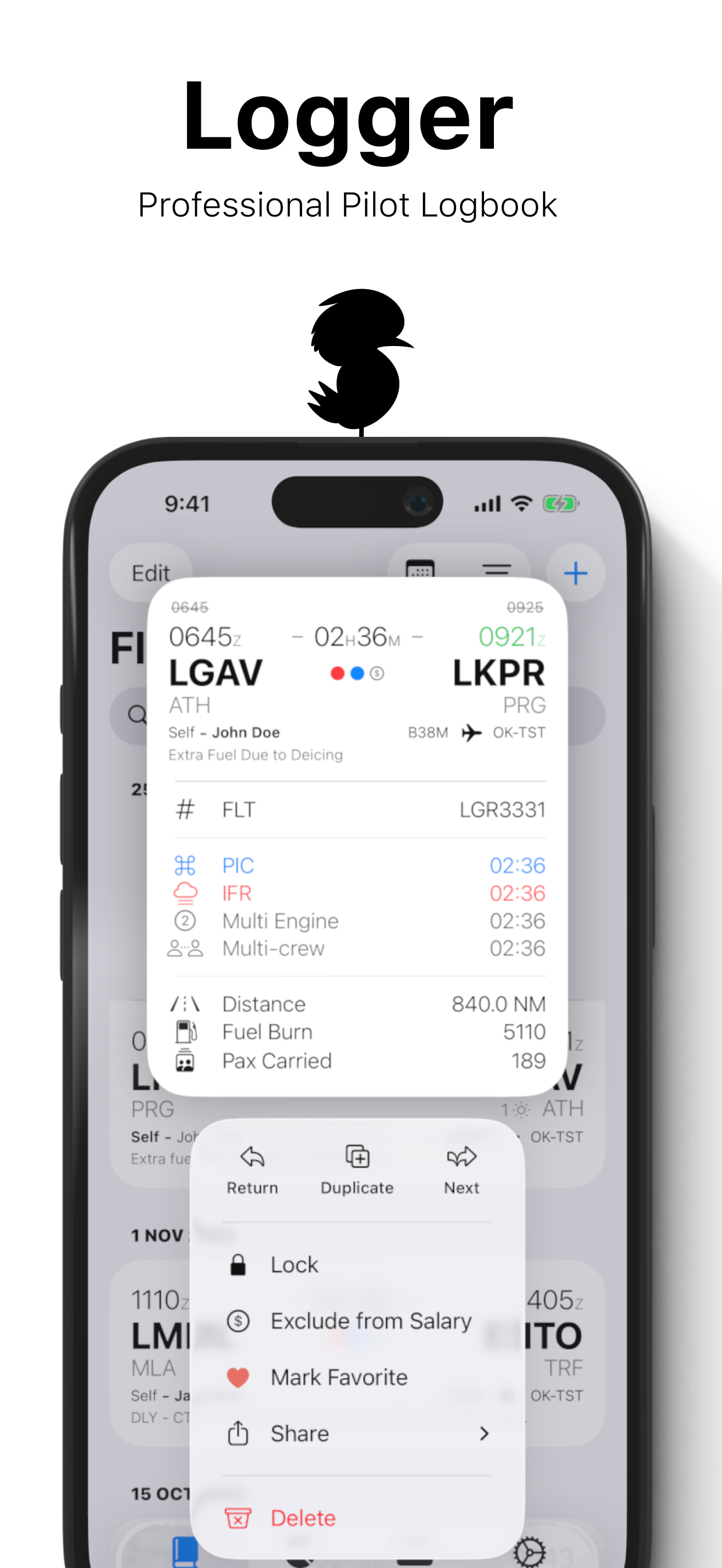 Pilot Logbook - Logger