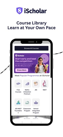 iScholar :IIT-JEE,NEET,FOUND iPhone screenshot