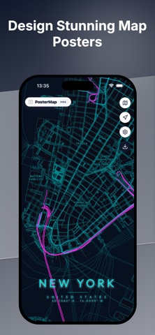 PosterMap: Custom Map Maker Screenshot 1 of 6