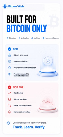 Bitcoin Vitals screenshot
