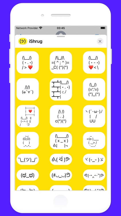iShrug: Kaomoji and ASCII Art screenshot-3