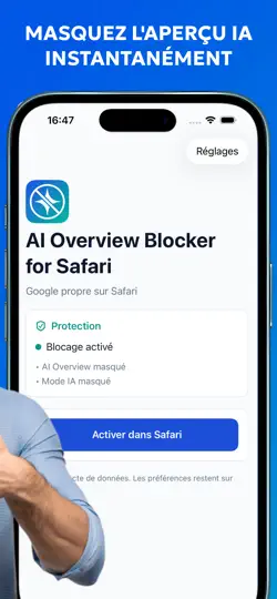 Capture d'écran de Ai Overview Blocker For Safari sur iPhone 2