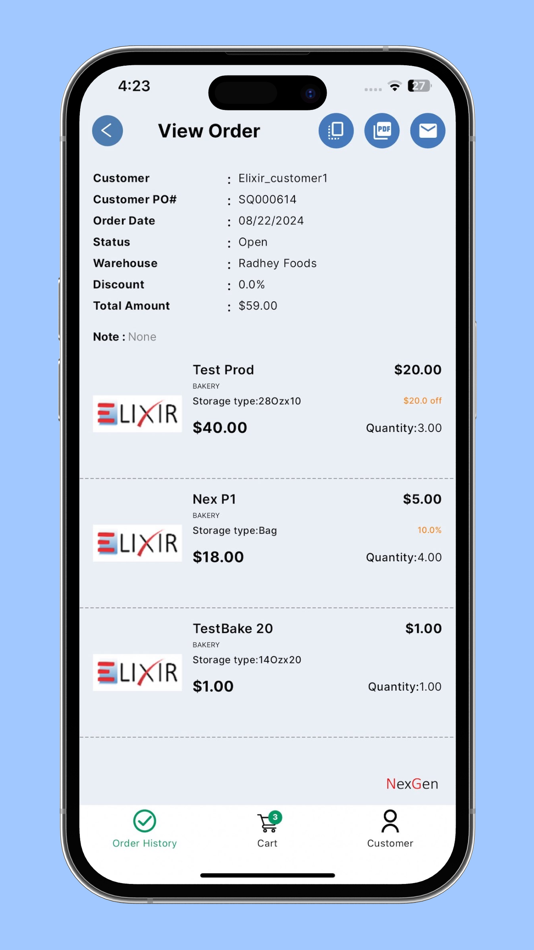 #4. Elixir NexGen (iOS) โดย: Sameer Mathur