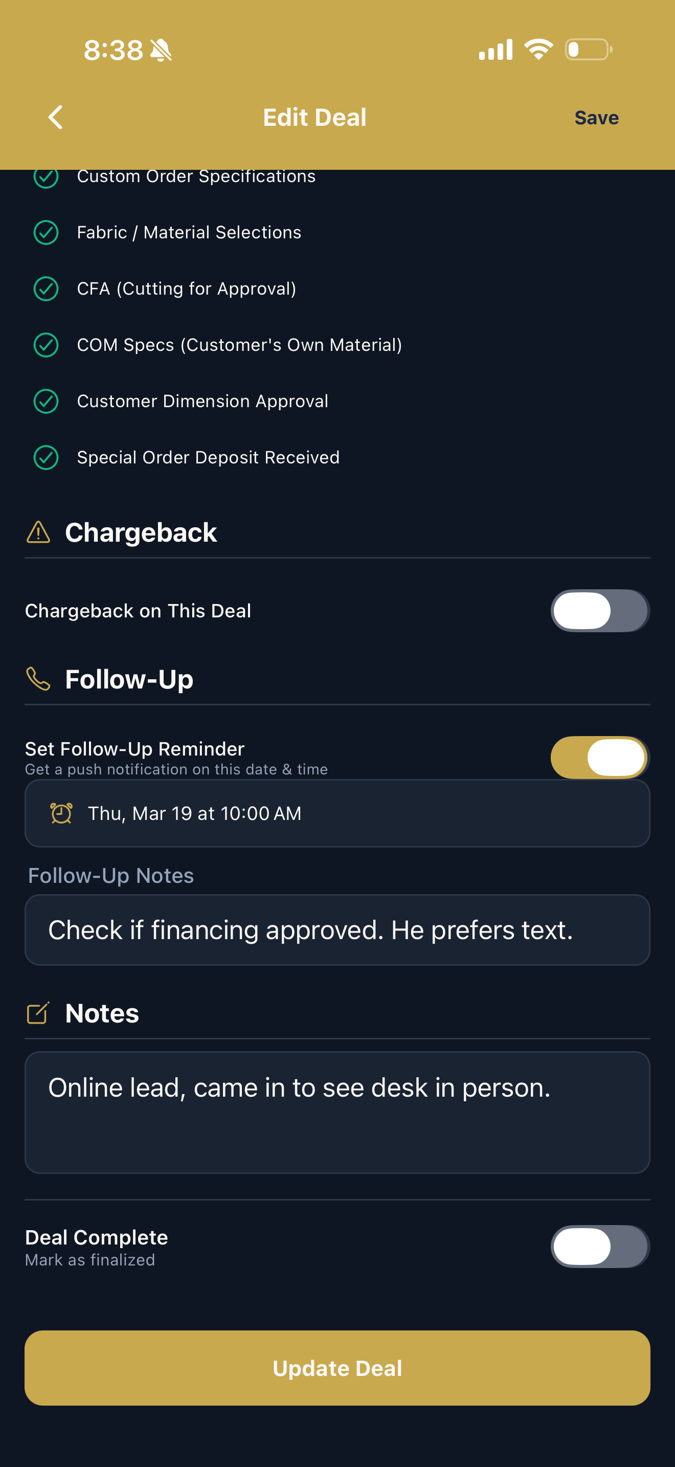 Furniture Sales Tracker Pro screenshot 9