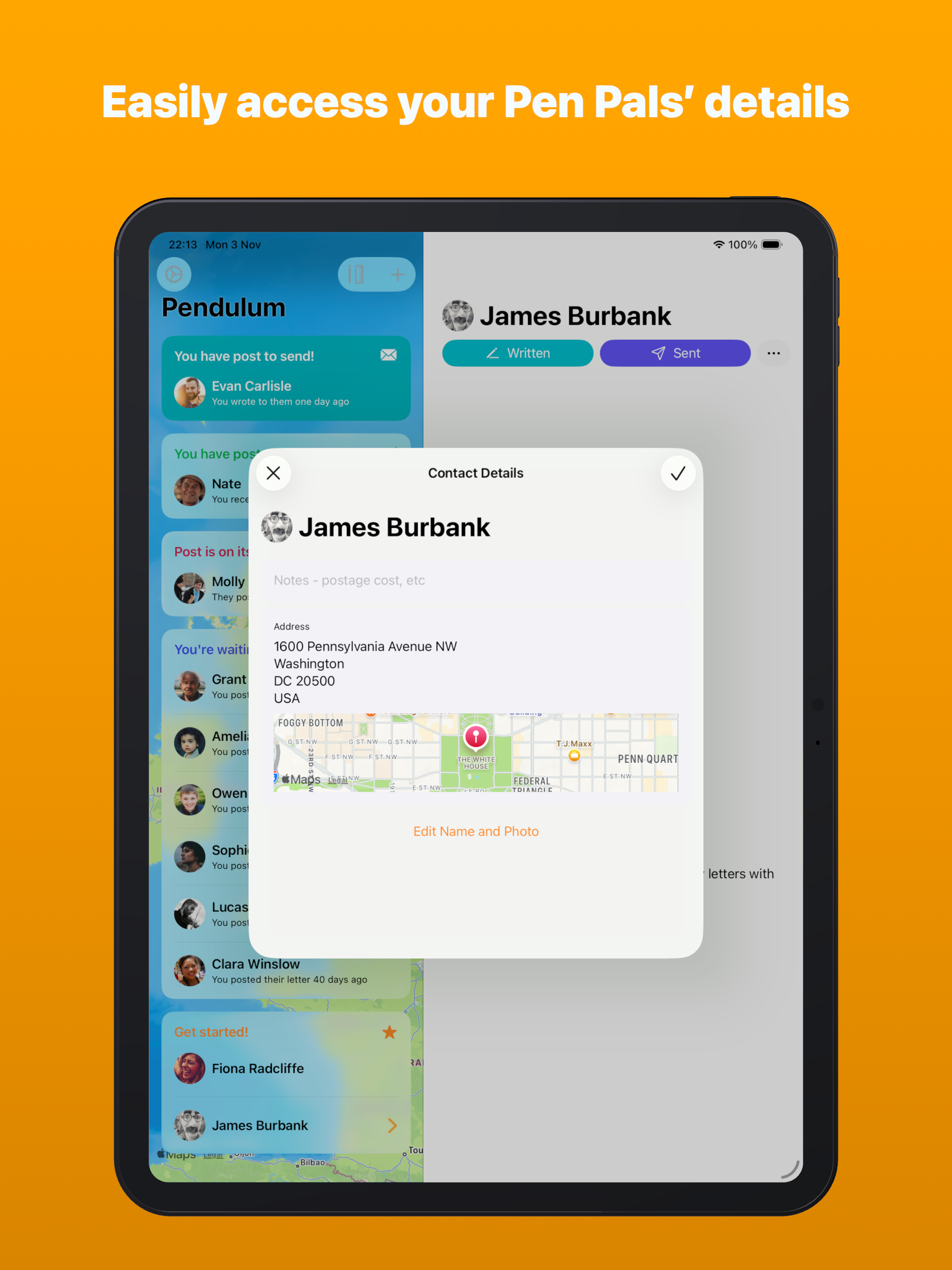 Pendulum - Pen Pal Tracker screenshot 7