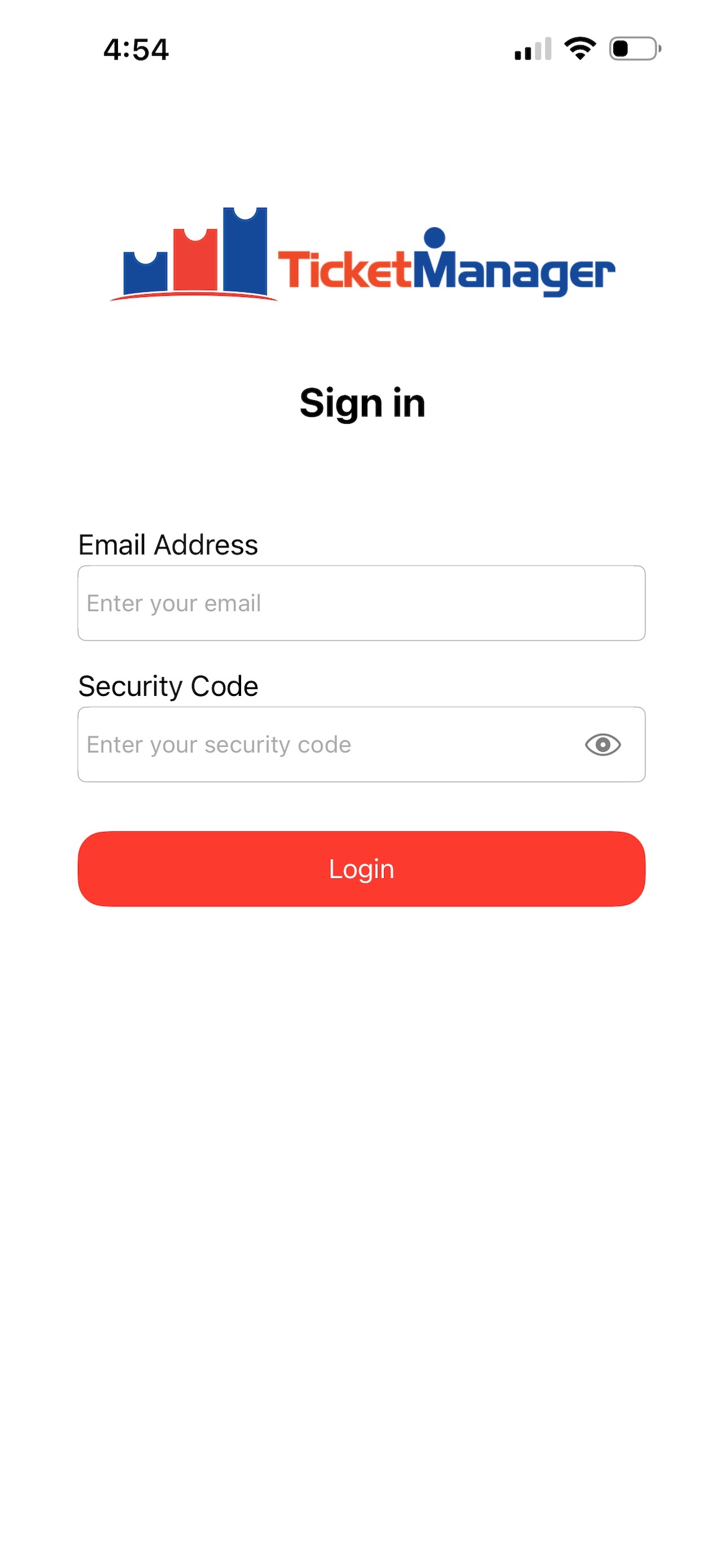 Screenshot 1 of TicketManager Events