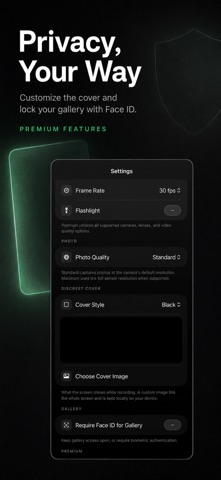 BlackOut: Black Screen Camera iPhone screenshot