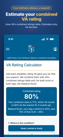 VetEZ Claim Screenshot 3 of 8