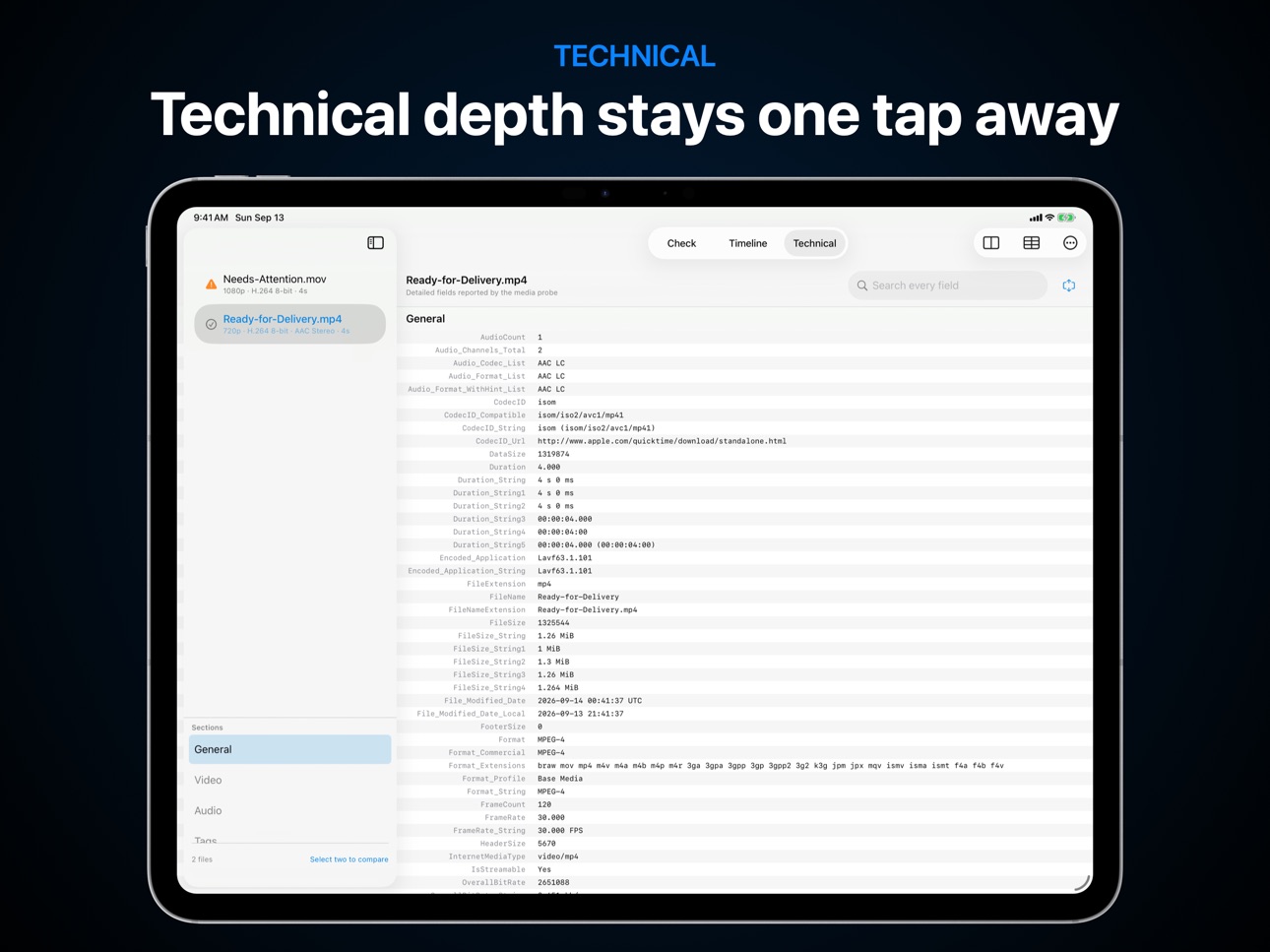 Screenshot 8 of Playhead: Media Inspector