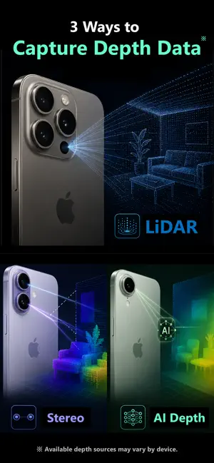 DepthCapture｜LiDAR Point Cloud screenshot 4