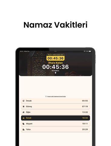 Kıblegâh iPad screenshot 1 - Lifestyle app