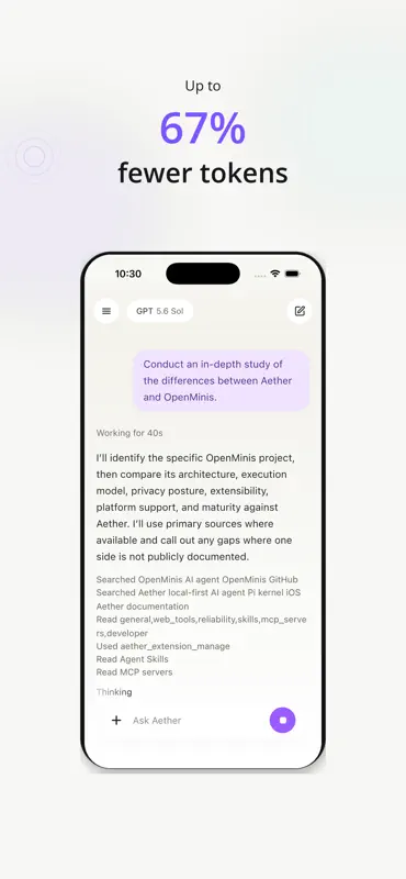 Aether - Open Source AI Agent screenshot 2 of 5