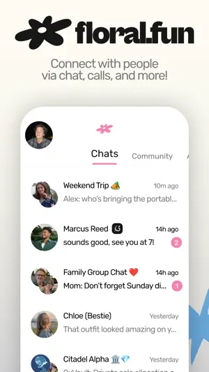 Floral - Social & More screenshot 1