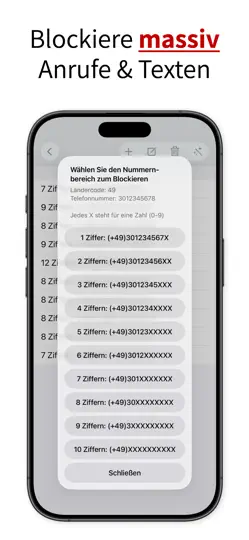 Screenshot von Call Ranger: Mass Anrufblocker auf dem iPhone 4