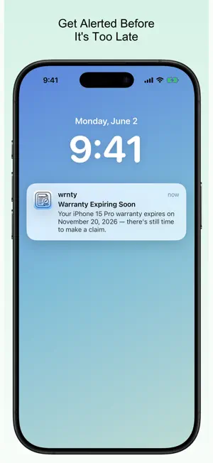 Wrnty: Warranty & Receipts screenshot 2