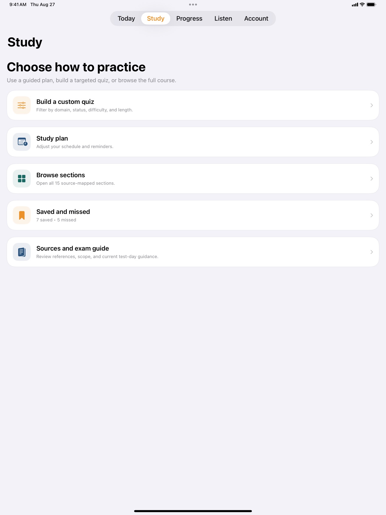 Screenshot 8 of Aced Prep: License Exams