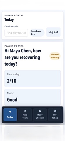 TeamStatus screenshot