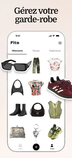Capture d'écran de Fits – Closet & Outfit Maker sur iPhone 2
