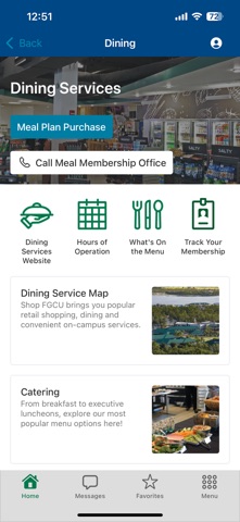 MyFGCU iPhone screenshot