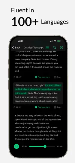Whisper Notes - Ses'ten Metne iPhone Ekran Görüntüsü 3