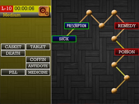 Next Word - word association iPad screenshot