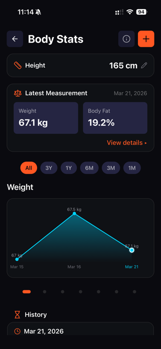 FinalRep: Workout Tracker Screenshot 7 of 8