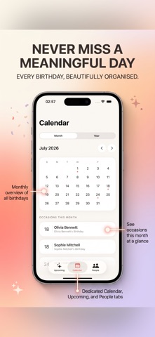 Birthday Reminder: Tracker Screenshot 5 of 9