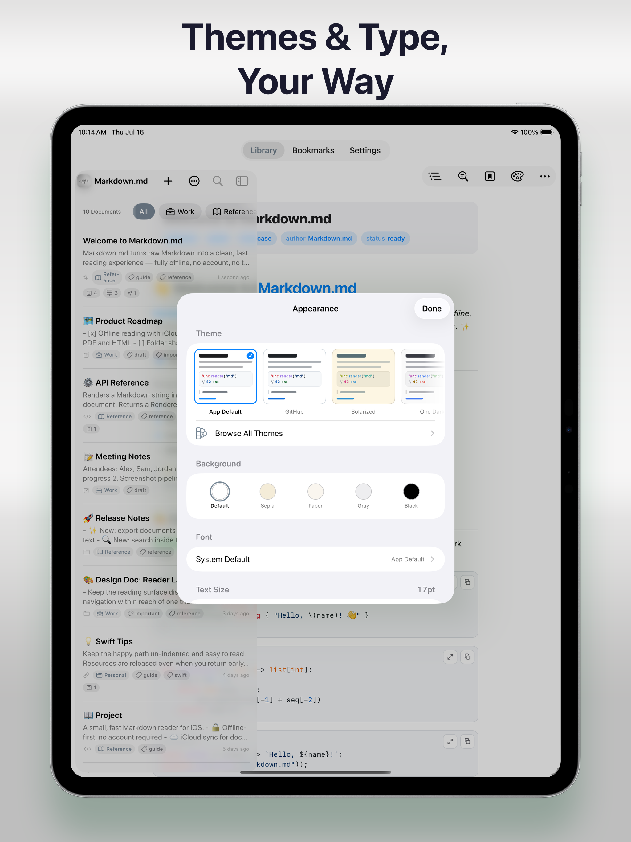 Markdown.md - Reader & Editor screenshot 14