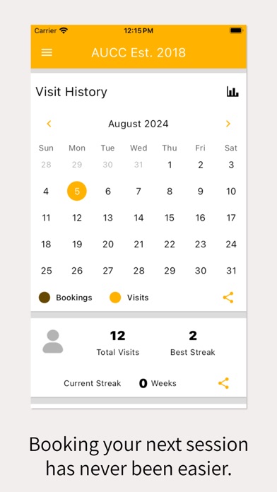 AUCC Est. 2018 Screenshot