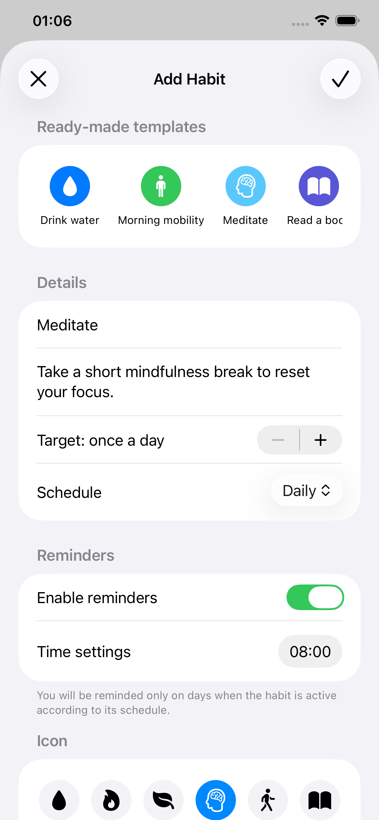 Treadify - Habit tracker