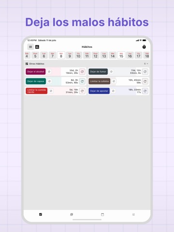 HelloHabit: Agenda de Hábitos iPad screenshot 8