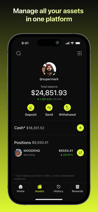 dextoro: Trade Crypto & Memes Screenshot 7 of 9