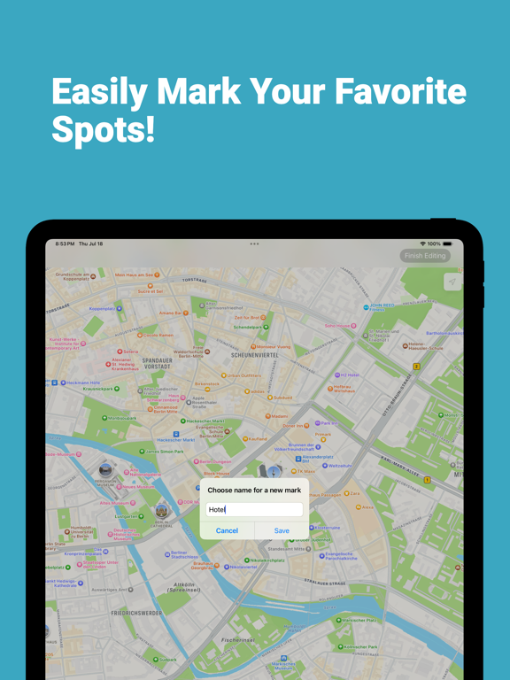 MapMem - Bustling City Compass