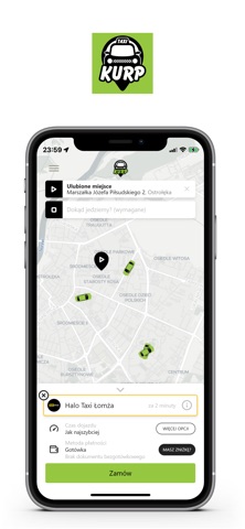 Kurp Taxi iPhone screenshot