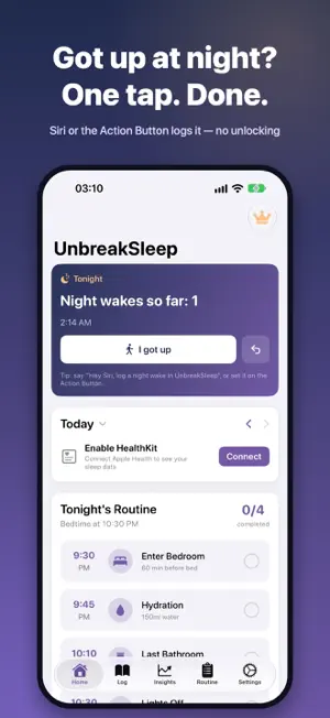 UnbreakSleep: Nocturia Tracker screenshot 2