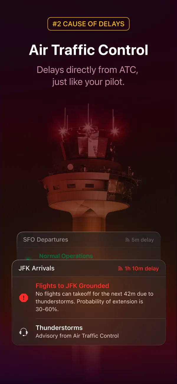 Flighty – Live Flight Tracker iPhone App Screenshot 5 – Reisen