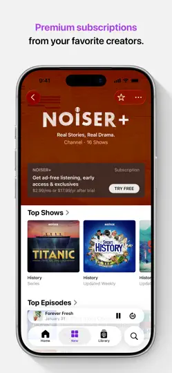 Скриншот Apple Podcasts на iPhone 2