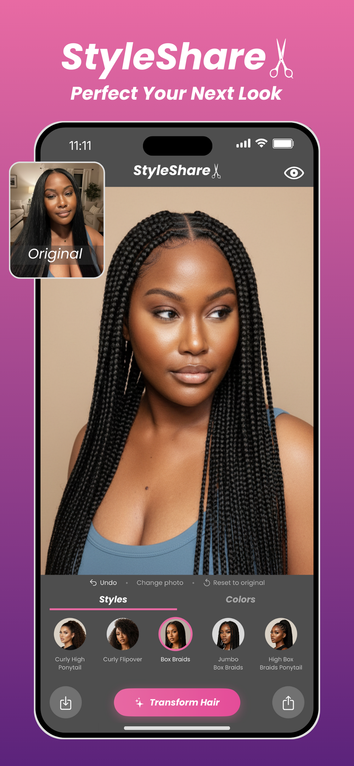 StyleShare: Hair Color Changer