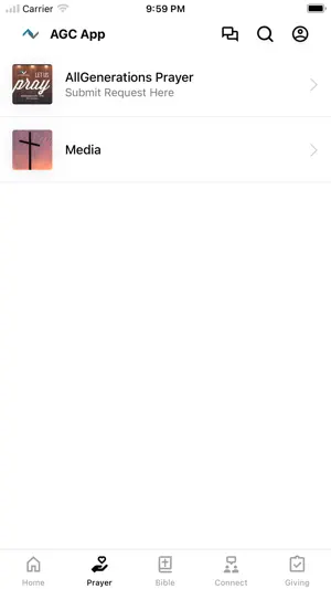 AllGenerations Church App screenshot 2