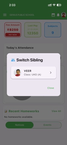 Genius Public School Faridabad screenshot