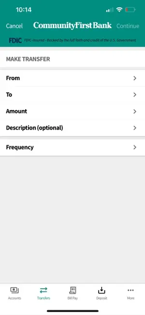 Community First Bank NI LA screenshot 4