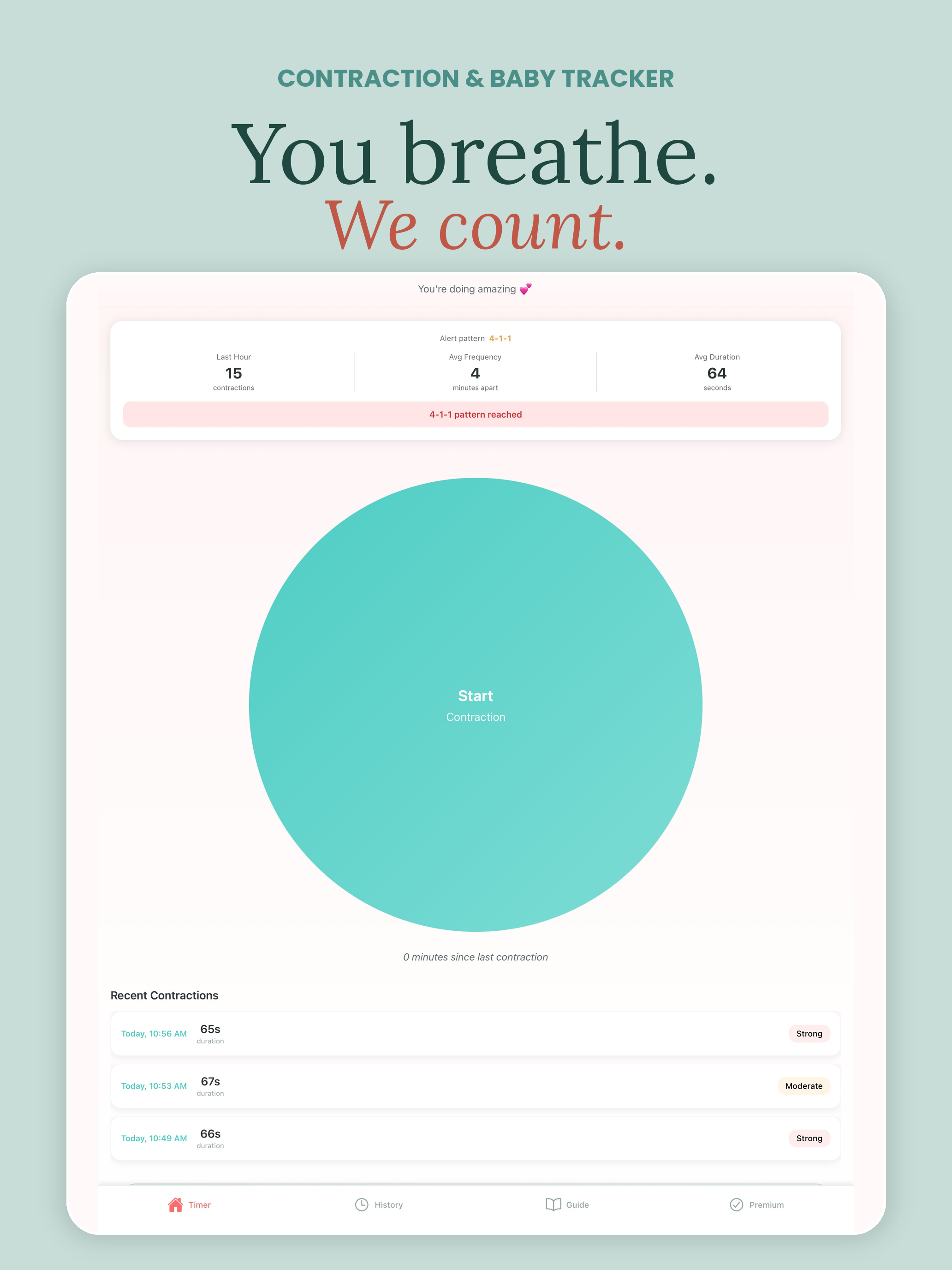 Contraction & Baby Tracker