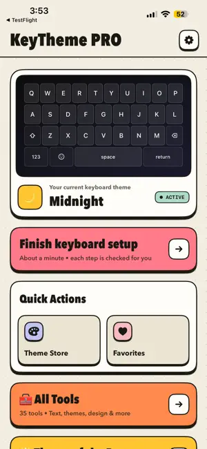 Aesthetic Keyboard & Fonts screenshot 1