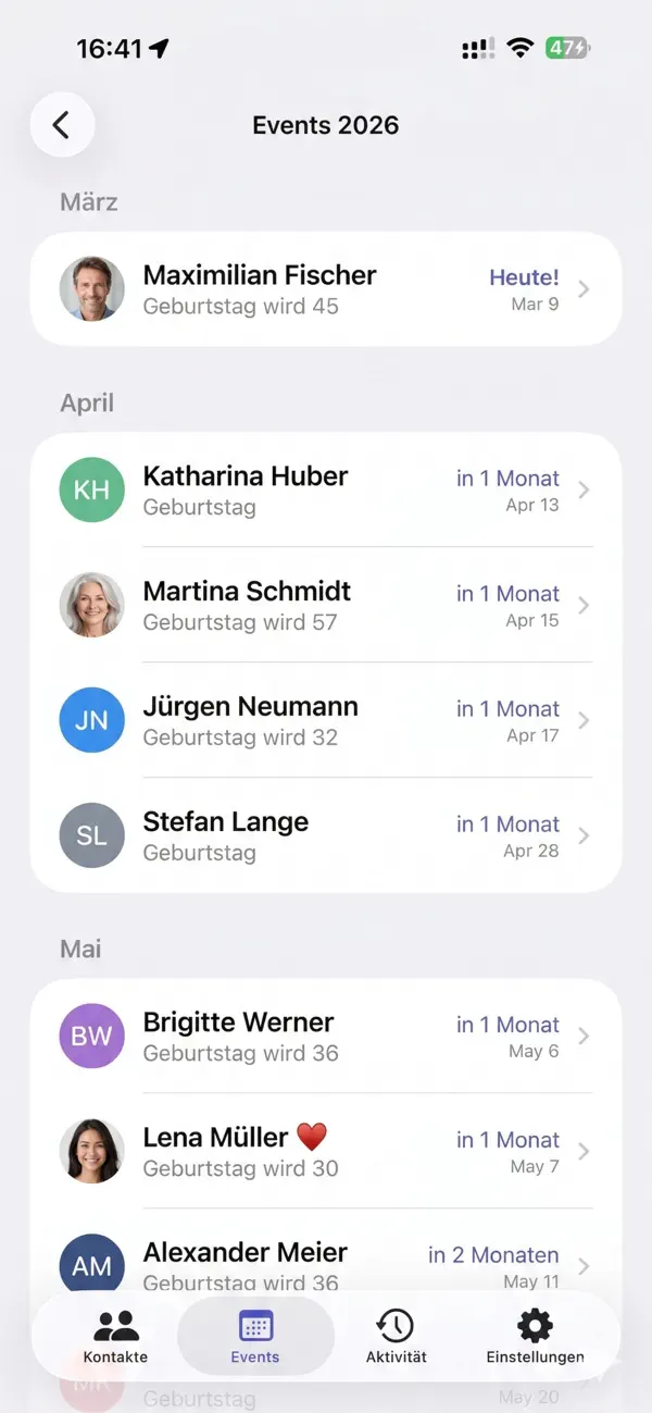 #3. FlowContacts (iOS) Podle: Creative Skyline