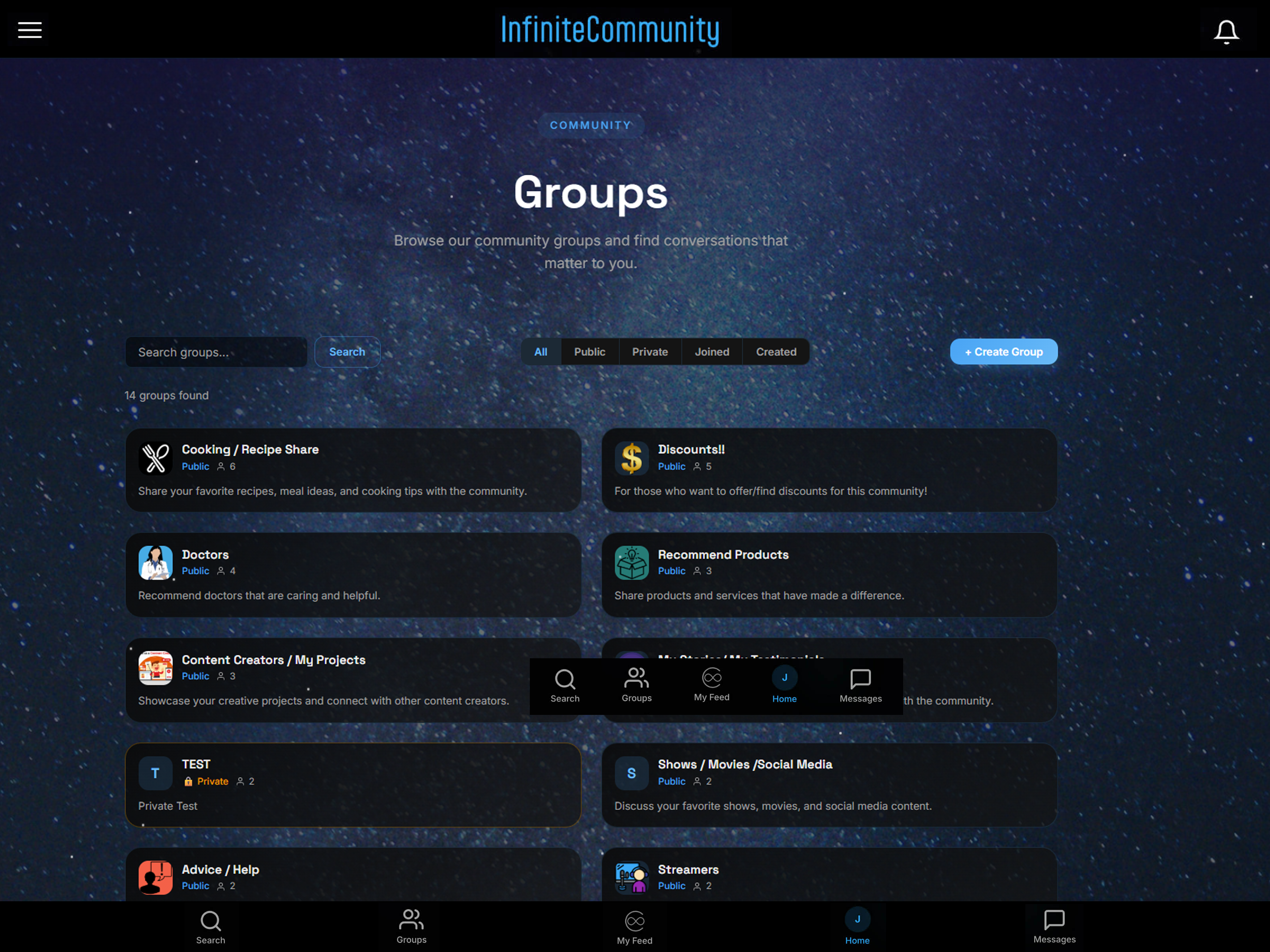 InfiniteCommunity