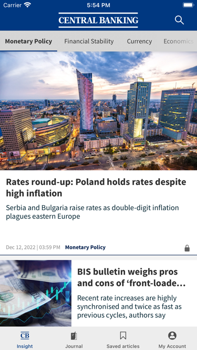 Central Banking Screenshot