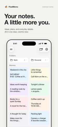 Sticky Notes Widget: FloatMemo screenshot