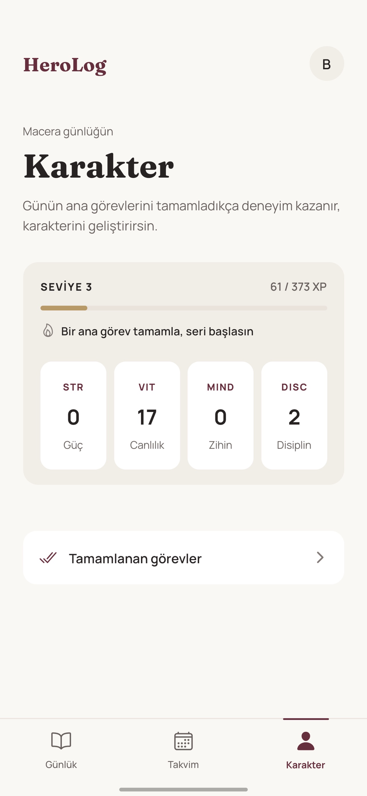 Screenshot 4 of HeroLog: Görev Günlüğü