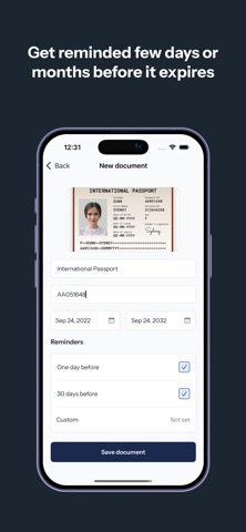 Remindoc iPhone screenshot